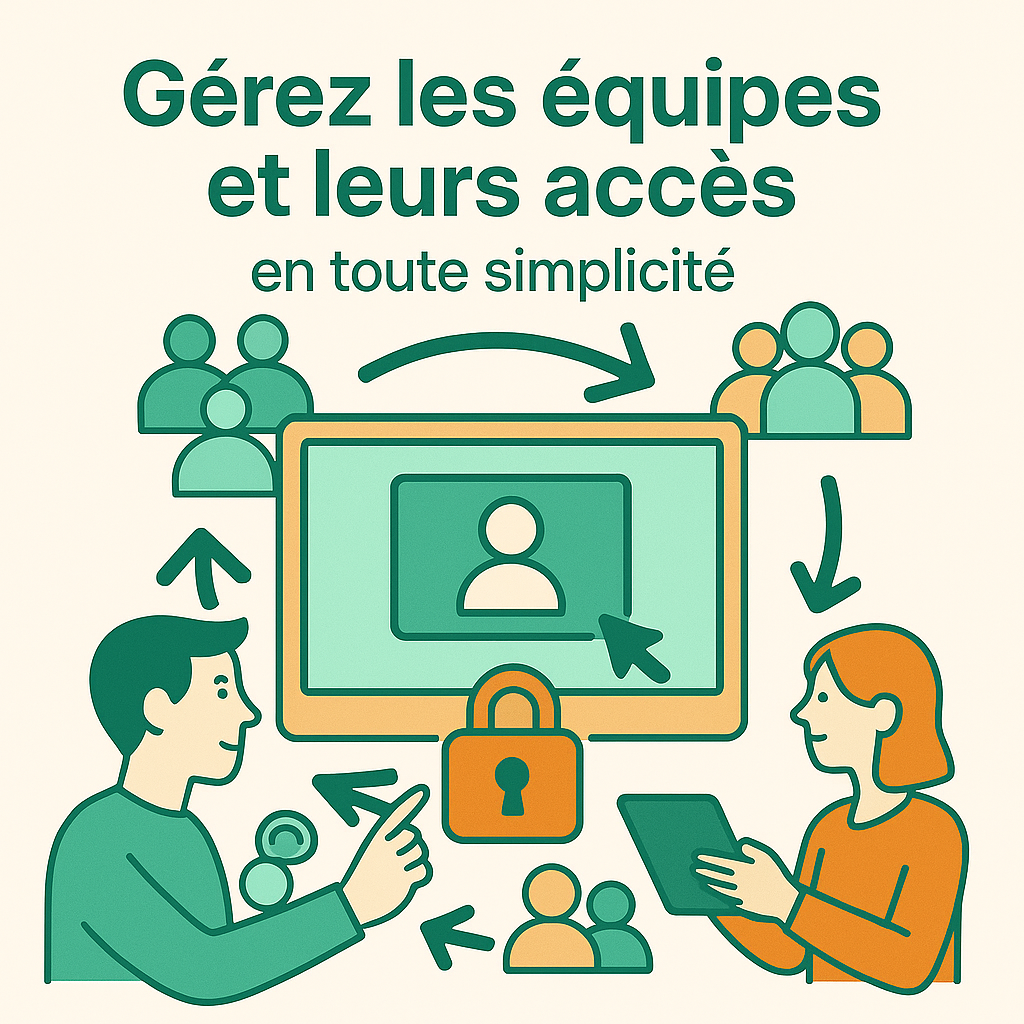 Illustration - Gérez les équipes et leurs accès en toute simplicité avec nos solutions : la collaboration optimisée pour vos missions d’audit interne