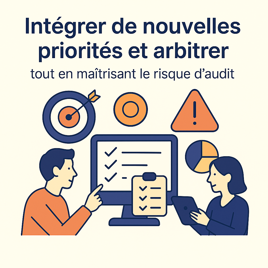 Illustration - Intégrer de nouvelles priorités et arbitrer tout en maîtrisant le risque d'audit avec nos solutions
