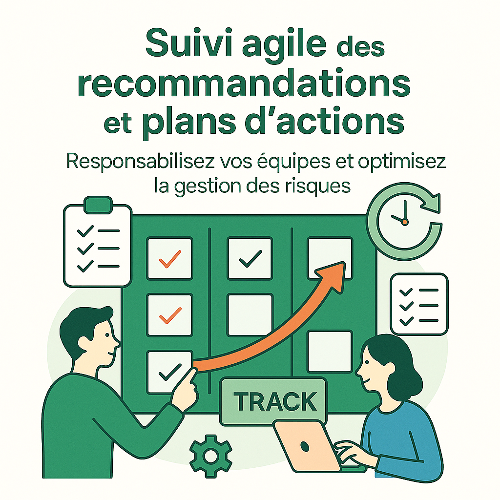 Illustration - Suivi agile des recommandations et plans d’actions avec auditTEAM