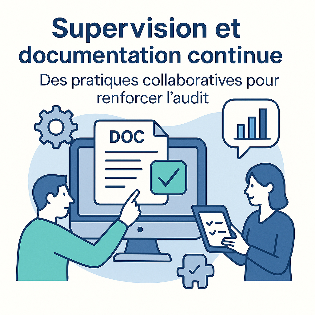 Illustration - Supervision et documentation continue : des pratiques collaboratives pour renforcer l’efficacité en audit interne